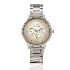 PEMBREY SILVER BRACELET CHRONOGRAPH WATCH
