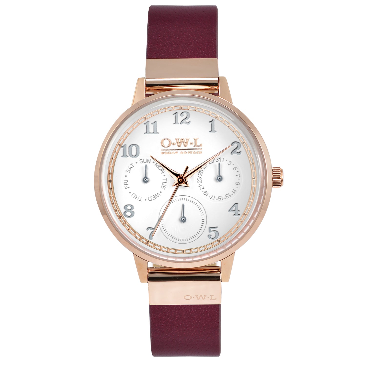 Rose gold face clearance watch