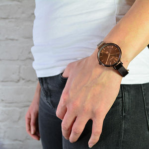 LEDBURY CHOCOLATE MESH WATCH - OWL watches